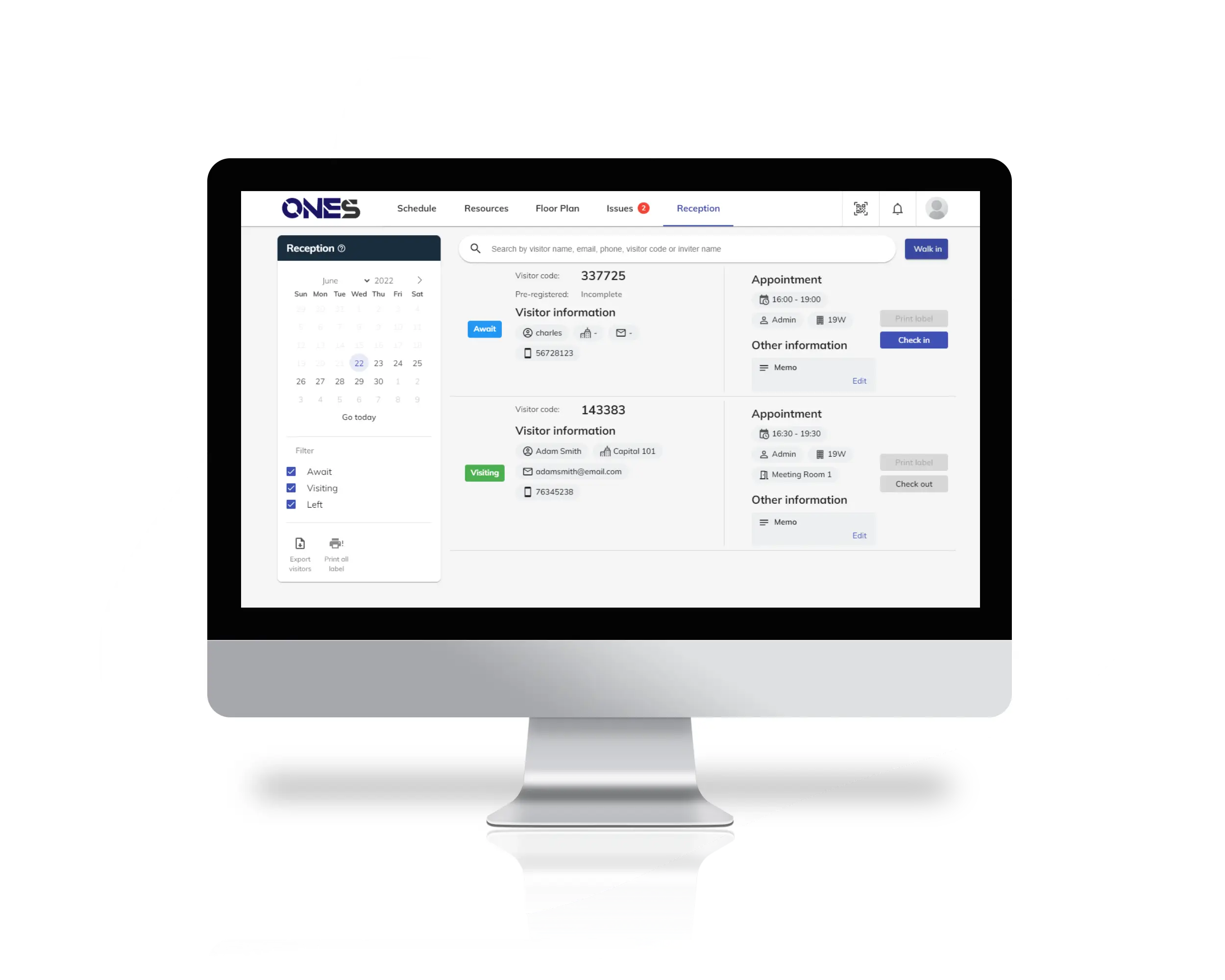 Impress visitor in your frontline