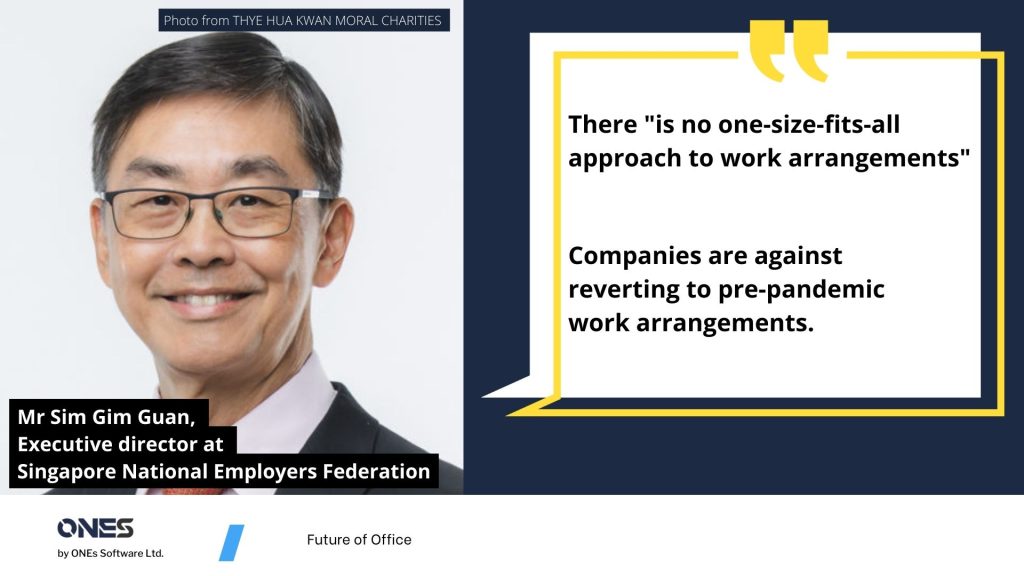 Advice from the Executive director at
Singapore National Employers Federation
