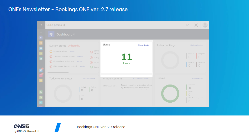Newsletter: ONES ver. 2.7 release - ONEs Blog