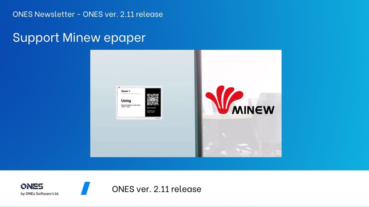 Newsletter: ONES ver. 2.11 release - ONEs Blog